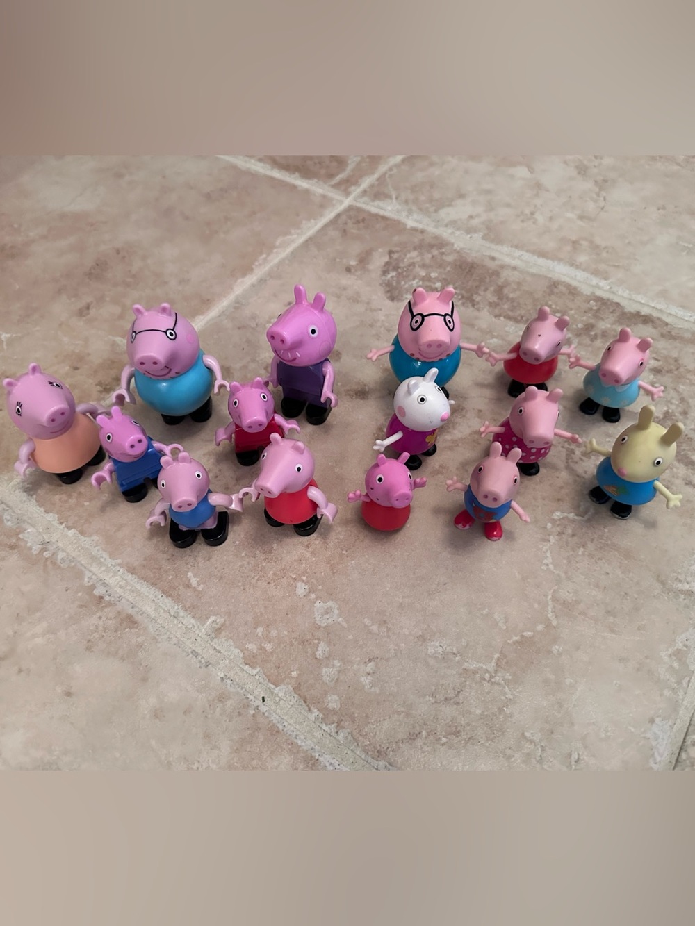 15 Peppa Pig Figures LEGO Duplo & Standard Figures Mummy Daddy George Suzy